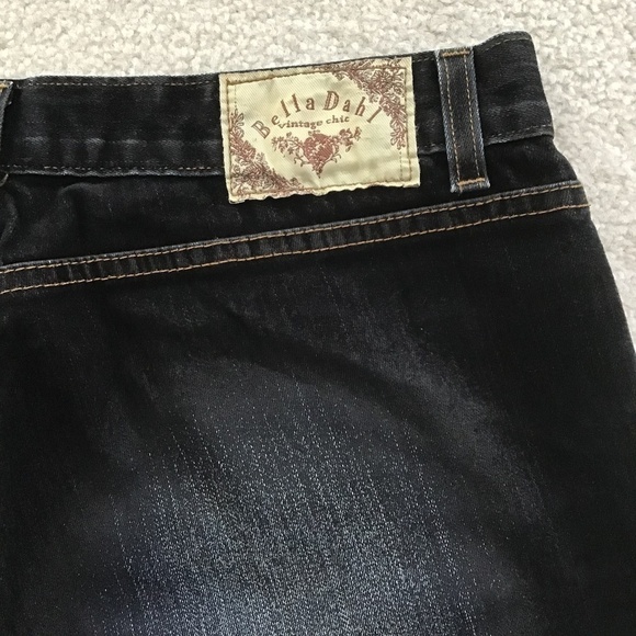 BELLA DAHL VINTAGE CHIC 28 BLACK JEANS BOOT CUT - Picture 4 of 9